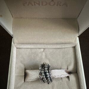Pandora sterling silver with 14k gold & diamonds
